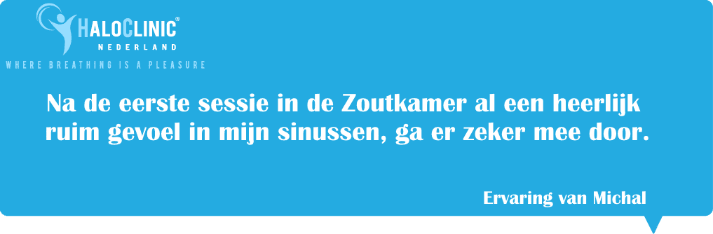 heerlijk ruim gevoel in mijn sinussen