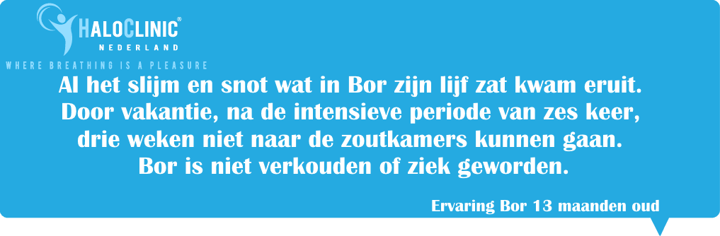 Verkoudheid klachten verholpen in de zoutkamer
