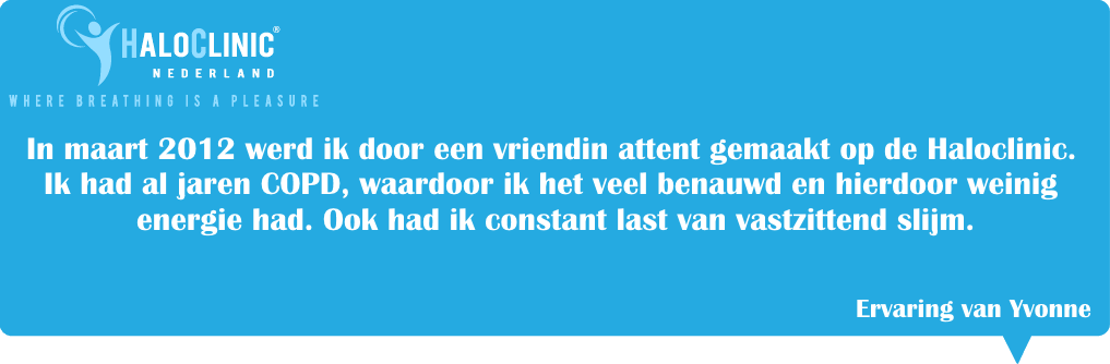 dat ik veel meer energie kreeg en dat de slijmproductie minder was