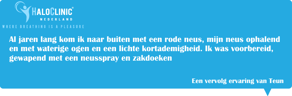 chronisch verkouden, kortademigheid