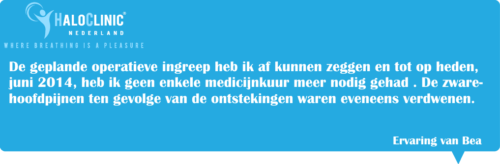 operatieve ingreep holteontstekingen, Bronchitis, KNO arts