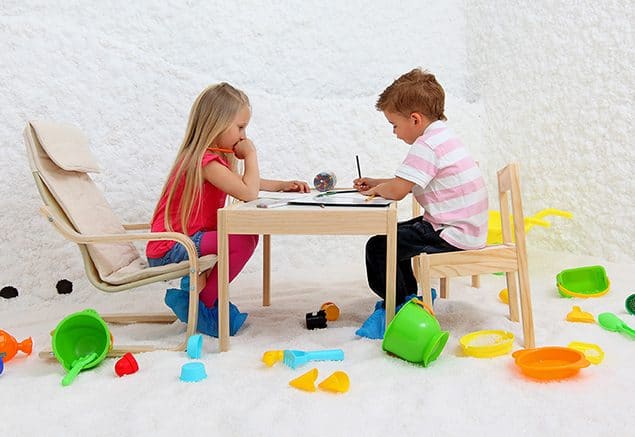 kids in zoutkamer
