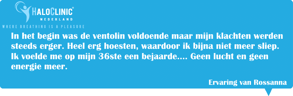 huisstofallergie, diagnose astma, ventolin , longfunctie, hoesten