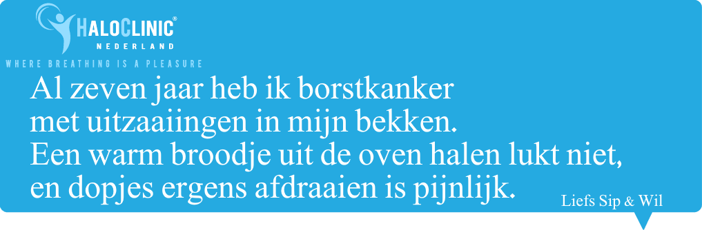 al zeven jaar borstkanker met uitzaaiingen in mijn bekken